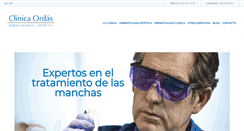 Desktop Screenshot of clinicaordas.com